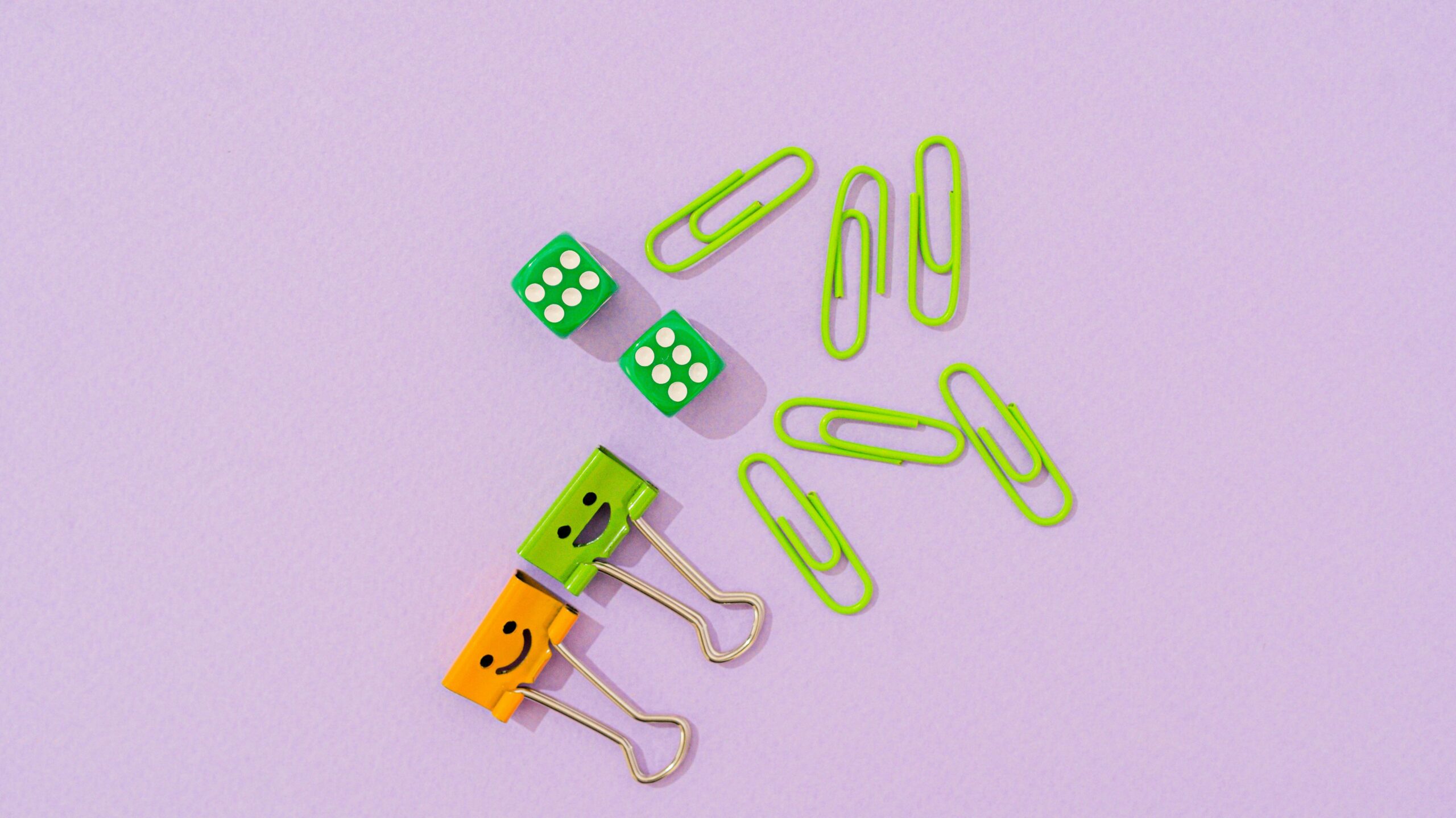 Sensory stim toy binder clips